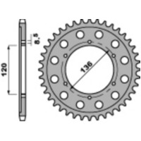 PBR Steel Standard Rear Sprocket 4324 - 428 for Yamaha TDR125