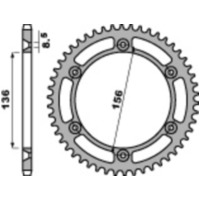 PBR Steel Standard Rear Sprocket 4365 - 525 for Suzuki DR650, XF650 4365.43.C45