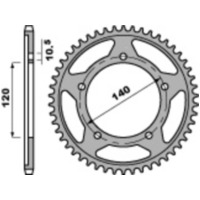 PBR Standard Stahlritzel hinten 4398 - 525 für Suzuki, Triumph, Kawasaki 4398.43.C45