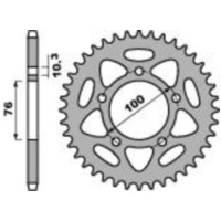 PBR Ultraleichtes Aluminiumritzel hinten 4456 - 525 für Benelli TNT1130, TORNADO3900, TORNADO900