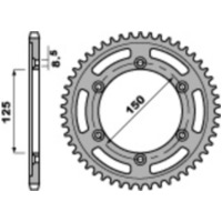 PBR Steel Standard Rear Sprocket 4507 - 520 for KTM 690DUKE, 690ENDURO