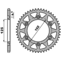 PBR Aluminium Ultra-Light Rear Sprocket 4649 - 428 for Beta RR1252T, RR1252TENDURO, RR1254TENDURO