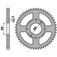 PBR Standard Stahlritzel hinten 4668 - 520 für KTM 125DUKE, RC390, RC390R Honda VT125C 4668.41.C45