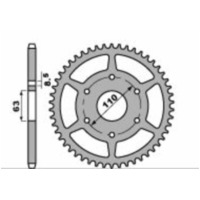 PBR Racing Aluminium Ultra-Light Hard Anodized Rear Sprocket 4675 - 520 for KTM 200DUKE, 390DUKE, RC125 Husqvarna SVARTPILEN401, VITPILEN401 4675.44.LD