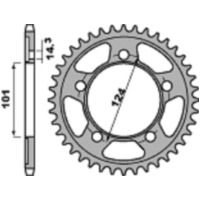 PBR Racing Ultraleichtes harteloxiertes Aluminiumritzel hinten 4686 - 520 4683.42.LD