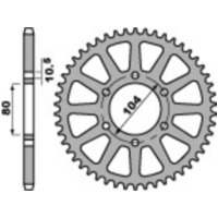 PBR Racing Aluminium Ultra-Light Hard Anodized Rear Sprocket 478 - 520 for Kawasaki ER-6F, ER-6N, GPZ400 478.46.LD