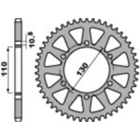 PBR Racing Ultraleichtes harteloxiertes Aluminiumritzel hinten 504 - 520 für Yamaha, Kawasaki, Suzuki