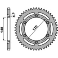 PBR Standard Stahlritzel hinten 804 - 520 für Suzuki DR600, DR650, DR750 804.48.C45