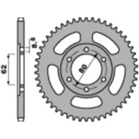 PBR Steel Standard Rear Sprocket 842 - 428 for Yamaha TW125, XT125 842.52.C45
