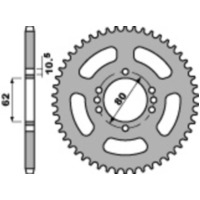PBR Steel Standard Rear Sprocket 843 - 428 for Yamaha DT125, TT-R125 843.50.C45