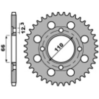 PBR Steel Standard Rear Sprocket 849 - 530