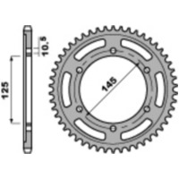 PBR Standard Stahlritzel hinten 865 - 530 für Yamaha FZ750, FZR600GENESIS, FZR750 865.46.C45