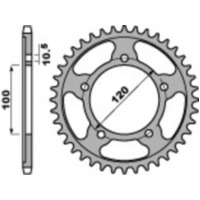 PBR Racing Ultraleichtes harteloxiertes Aluminiumritzel hinten 4447 - 525 für Aprilia DORSODURO750, RSV4