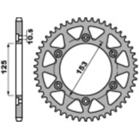 PBR Standard Stahlritzel hinten 288 - 520 für Honda CRF250L, CRF250M, XR250R 288.42.C45