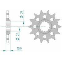 AFAM Standard Stahlritzel vorne 21603 - 520 für Yamaha FZ6600, FZ6600S2, YZF-R6