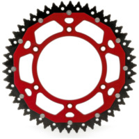 ART Dual-components Aluminium/Steel Ultra-Light Self-Cleaning Rear Sprocket 822 - 520 for Husqvarna, Beta, for: Gas Gas ART-822-48-RED
