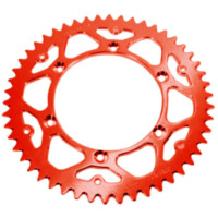 ART Aluminium Ultra-Light Self-Cleaning Rear Sprocket 210 - 520 for Honda CR125R, CR250R, CR500R ART-210A-48-RED