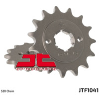 JT SPROCKETS Steel Standard Front Sprocket 1041 - 520 for Kymco AGILITY150, HEROISM150, LIKE150