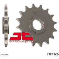 JT SPROCKETS Steel Standard Front Sprocket 1126 - 520 for Aprilia MOTO6.5, PEGASO650, STARK6.5