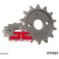 JT SPROCKETS Steel Standard Front Sprocket 1257 - 428 for Honda CR80R, CR85R