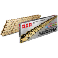 D.I.D 530ZVM-X X-Ring Drive Chain 530 for Honda, Yamaha, Suzuki