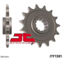 JT SPROCKETS Steel Standard Front Sprocket 1381 - 520 for Honda CB500F, CB500X, CBR500R