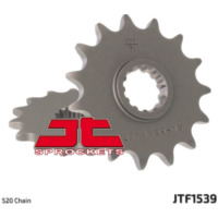 JT SPROCKETS Standard Stahlritzel vorne 1539 - 520 für Kawasaki NINJA250R, NINJA300, NINJA400