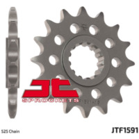 JT SPROCKETS Steel Standard Front Sprocket 1591 - 525 for Yamaha FZ8N, FZ8S, MT-07