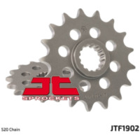 JT SPROCKETS Steel Standard Front Sprocket 1902 - 520 for KTM 350EXC, 400DUKE, 400EGS Husqvarna 701ENDURO, 701SUPERMOTO, SVARTPILEN701 JTF1902.15
