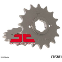 JT SPROCKETS Steel Standard Front Sprocket 281 - 520 for Honda CB250, XL250R, XL400R JTF281.15