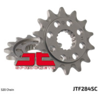 JT SPROCKETS Steel Self-Cleaning Front Sprocket 284 - 520 for Honda CR250R, CR500R, CRF450R HM CRE250 JTF284.14SC
