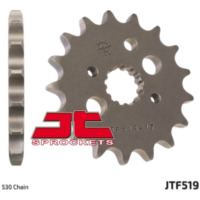 JT SPROCKETS Steel Standard Front Sprocket 519 - 530 for Kawasaki GPX750, NINJAZX-9R, VULCAN800 Yamaha FZR600GENESIS