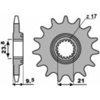 PBR Standard Stahlritzel vorne 2134 - 520 für Honda CRF250R, CRF450L, CRF450R HM CRE-F450R