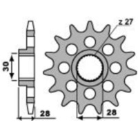 PBR Standard Stahlritzel vorne 2148 - 525 für Aprilia MANA850