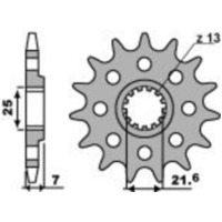 PBR Racing Steel Standard Front Sprocket 2167 - 520 for Suzuki, Kawasaki, Triumph