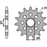 PBR Steel Standard Front Sprocket 2190 - 530 for Suzuki GSX1300B-KING, GSX1300HAYABUSA, GSX-R1000 2190.15.18NC