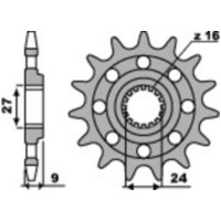 PBR Racing Steel Standard Front Sprocket 2192 - 520 for Suzuki GSX-R1000
