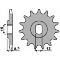 PBR Steel Standard Front Sprocket 2240 - 415 for Husqvarna TC50 KTM 50SX