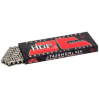 JT DRIVE CHAIN 420HDR Drive Chain 420 for Rieju, Aprilia, Peugeot JTC420HDR132SL