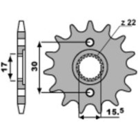 PBR Steel Standard Front Sprocket 332M - 428
