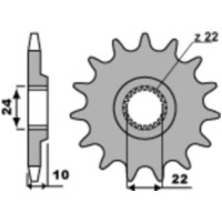 PBR Standard Stahlritzel vorne 402 - 520 für BMW, Aprilia, Husqvarna 402.16.18NC
