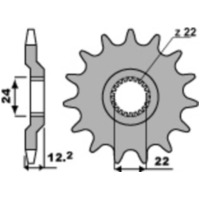 PBR Standard Stahlritzel vorne 405 - 520 für Aprilia ETX350, PEGASO600 BMW F800R 405.17.18NC
