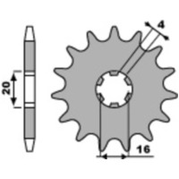 PBR Standard Stahlritzel vorne 560 - 420 für Yamaha, Kawasaki, Suzuki