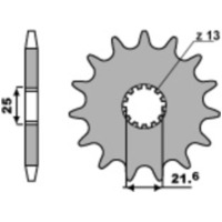 PBR Standard Stahlritzel vorne 564 - 525 für Suzuki, Kawasaki, Triumph 564.15.18NC