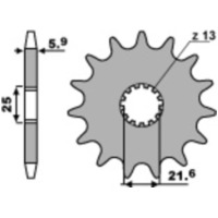 PBR Standard Stahlritzel vorne 565 - 520 für Yamaha, Kawasaki, Suzuki