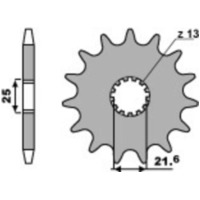 PBR Standard Stahlritzel vorne 566 - 530 für Suzuki, Husaberg, Husqvarna 566.15.18NC