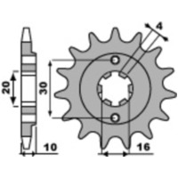 PBR Standard Stahlritzel vorne 720 - 520 für Cagiva FRECCIA125, MITO125, N1125