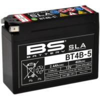BS BATTERY SLA Wartungsfreie Batterie Werkseitig aktiviert - BT4B-5 für Yamaha SR400, TT-R110, TT-R50 Suzuki AH50ADDRESS, AY50KATANA, DR-Z70