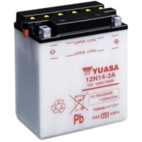 YUASA Battery Conventional without Acid Pack - 12N14-3A for MUZ, for: Ducati, Honda