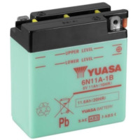 YUASA Battery Conventional without Acid Pack - 6N11A-1B for Husqvarna SMS125, TE125, WR125